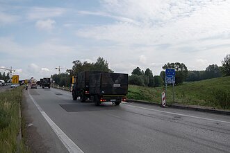 Vokietijos padidinto budrumo brigados kariai atvyksta pratyboms į Lietuvą Vokietijos padidinto budrumo brigados kariai atvyksta pratyboms į Lietuvą