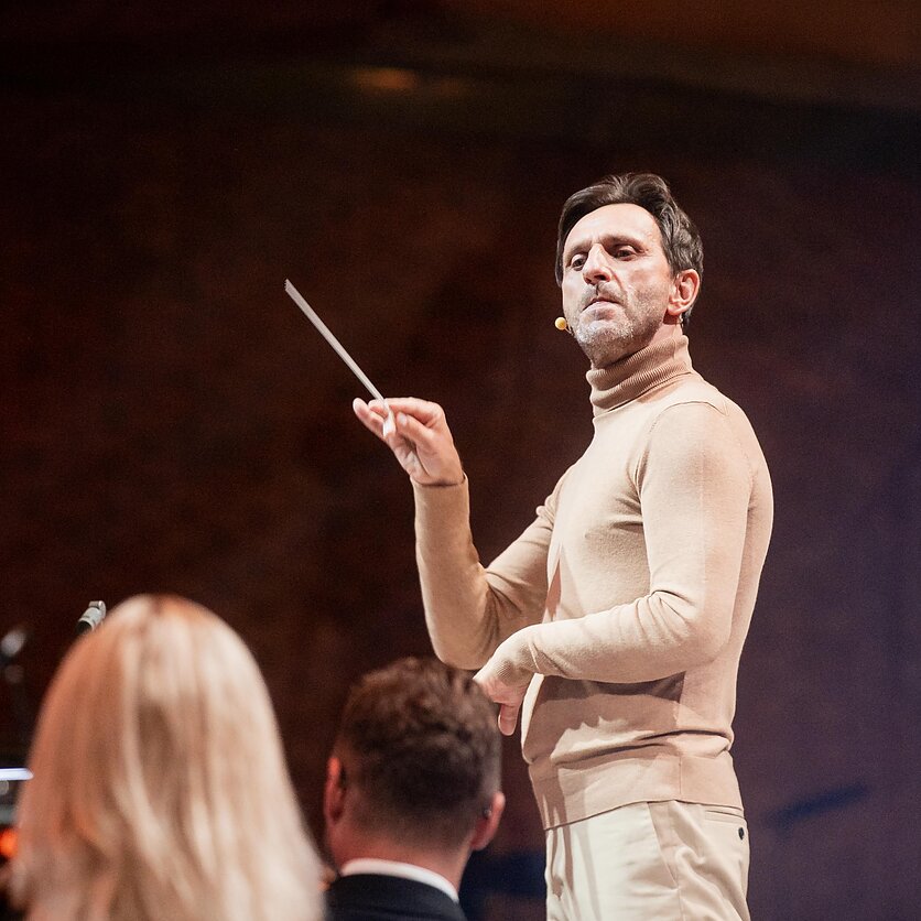 D. Umbraso  / LRT nuotr., Maestro laidos filmavimas