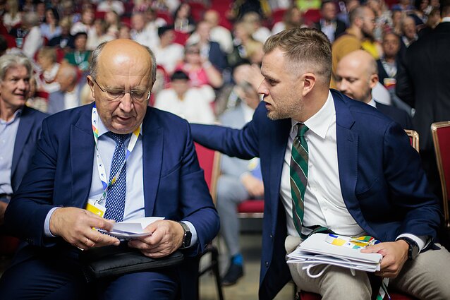 Andrius Kubilius and Gabrielius Landsbergis