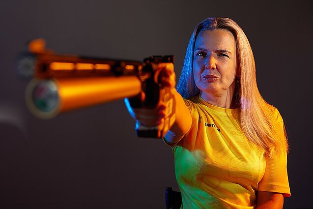 Pirmoji paralimpietė šaulė Bučinskytė: nuo ryto iki vakaro galvoju apie šaudymą