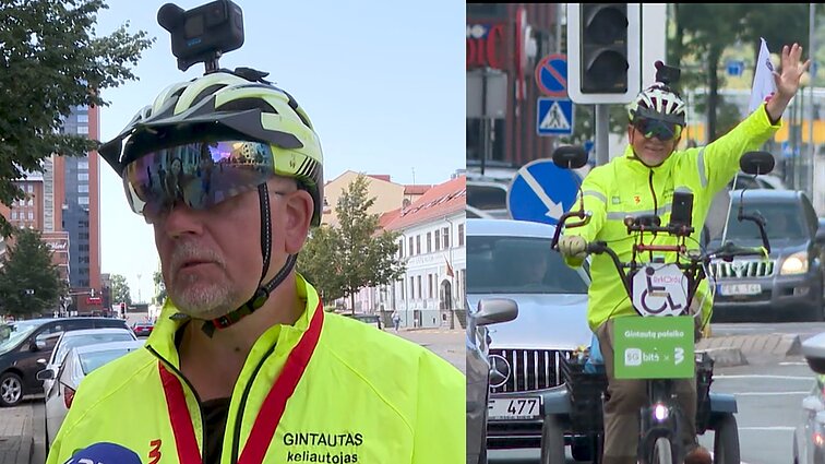 Pusės kūno nevaldantis Gintautas el. dviračiu apvažiavo Lietuvą: esmė ne rekordas, o „kaifas“