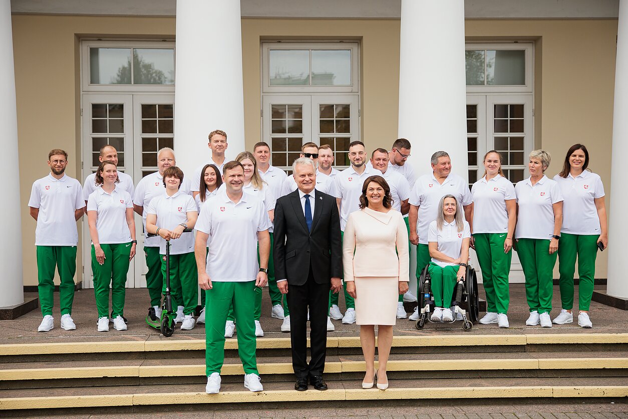 Lithuanian Paralympic team's send-off to the Paris Summer Paralympic Games