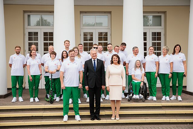 Lithuanian Paralympic team's send-off to the Paris Summer Paralympic Games