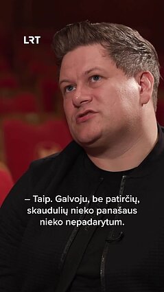 Operos solistas Merūnas Vitulskis apie jausmų išgyvenimą scenoje: „Jeigu nejaudintų, turbūt keisčiau specialybę.“
