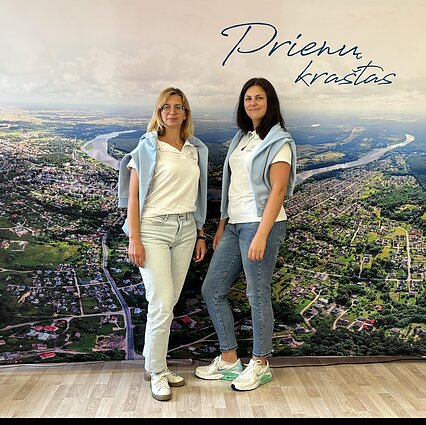 Prienai. Asta Vaitkevičienė ir Ieva Šalčiuvienė