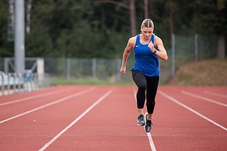 Sprinterė Lukrecija Sabaitytė