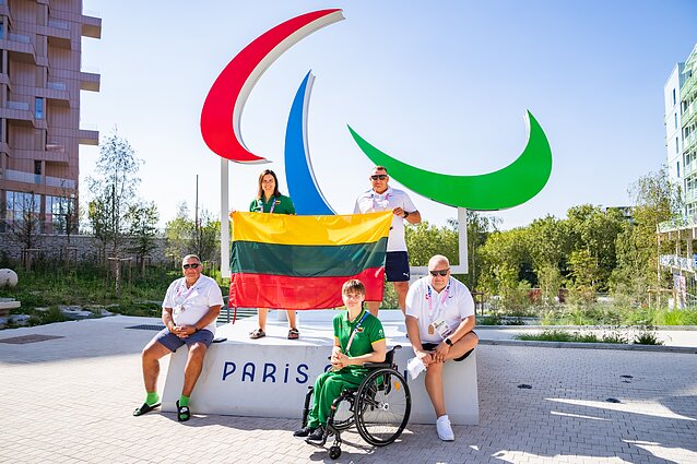 Lithuanian Paralympic team in Paris