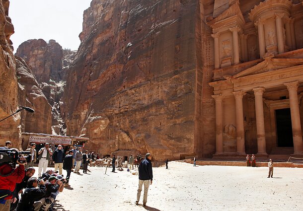 Jordanijos miestas Petra išgyvena sunkius laikus: dėl karo Gazoje sumažėjo turistų