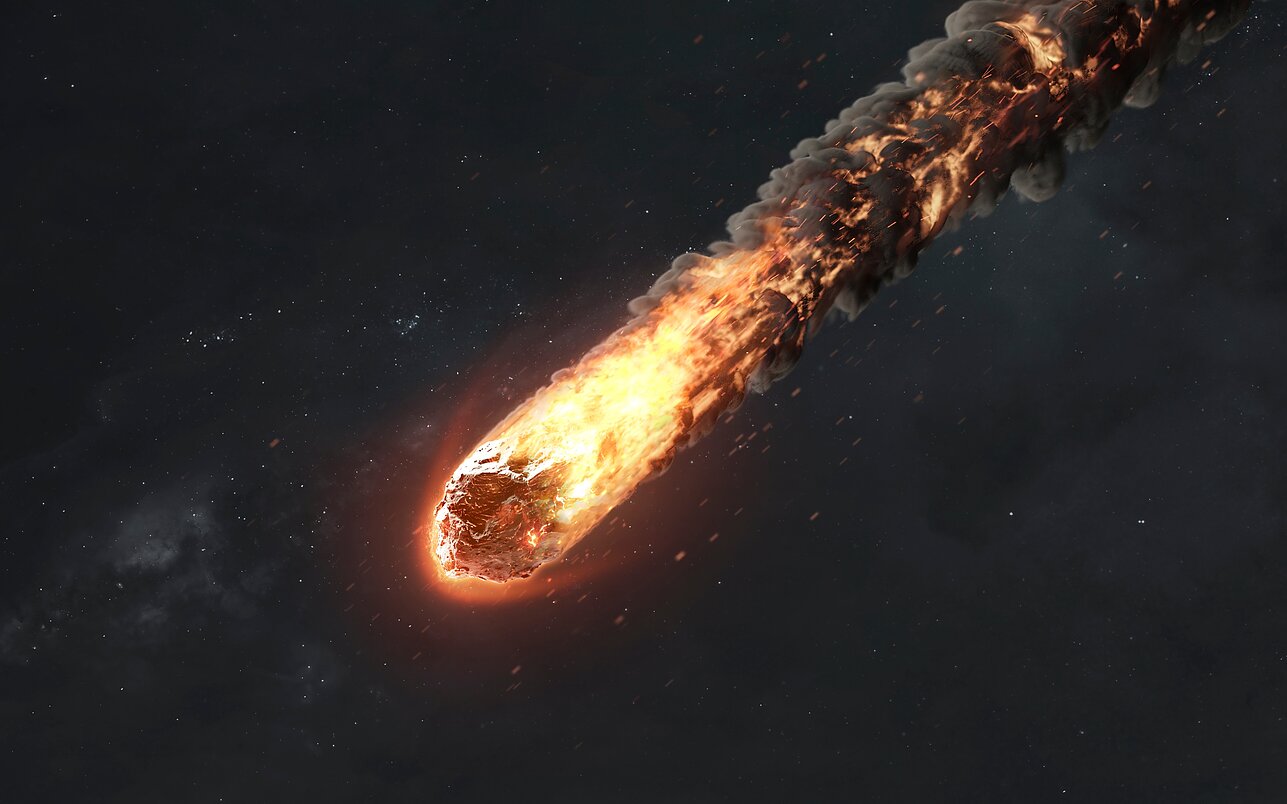 Asteroidas, asociatyvi iliustracija
