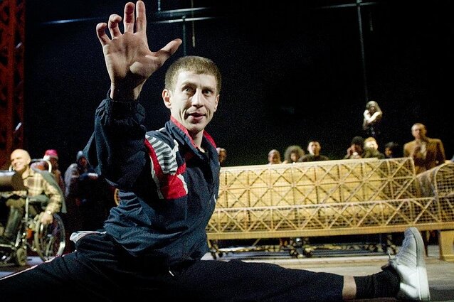 Vandalas. Marius Ivaškevičius, „Išvarymas“, rež. Oskaras Koršunovas, Lietuvos nacionalinis dramos teatras, 2011 Vandalas. Marius Ivaškevičius, „Išvarymas“, rež. Oskaras Koršunovas, Lietuvos nacionalinis dramos teatras, 2011