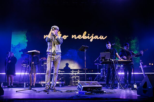 Daddy Was A Milkman koncerto „Sostinės dienose“ akimirka 