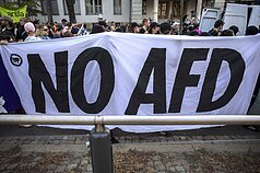 Protestai prieš partiją „Alternatyva Vokietijai“ Protestai prieš partiją „Alternatyva Vokietijai“