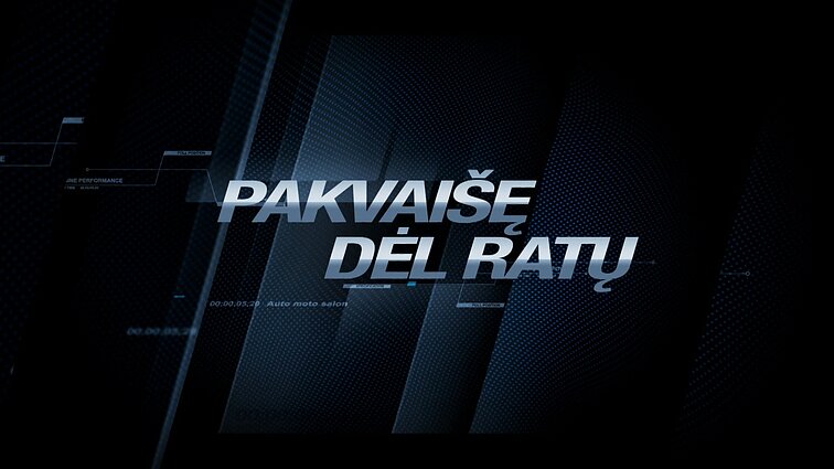 Pakvaišę dėl ratų