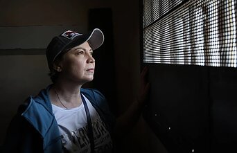 Ірина Радецька у камері, де її тримали російські військові у серпні 2022 року Ірина Радецька у камері, де її тримали російські військові у серпні 2022 року