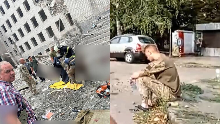 Šoko apimtą karį Poltavoje kalbinęs žurnalistas: jiems čia uždrausta apie daug ką pasakoti