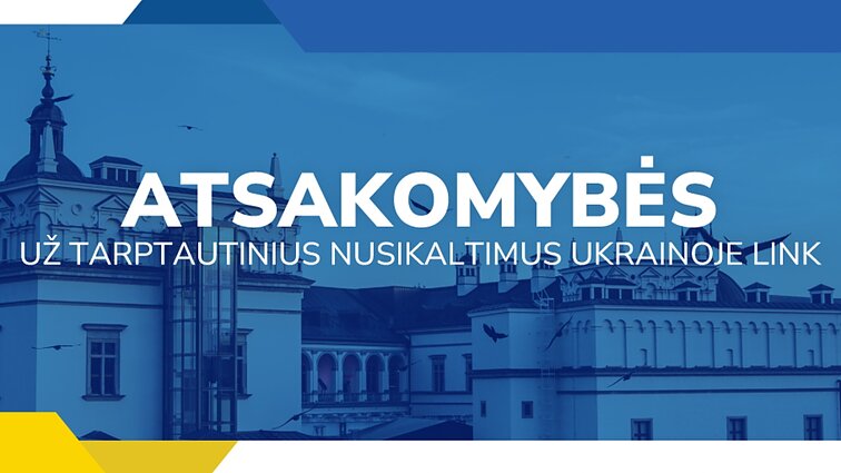 Konferencija „Atsakomybės už tarptautinius nusikaltimus Ukrainoje link“