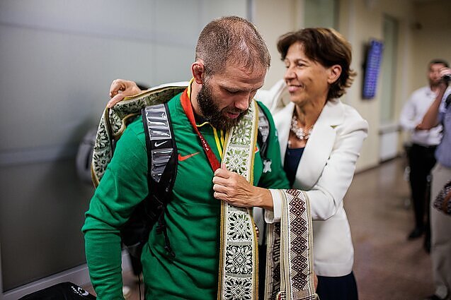 Iš Paryžiaus grįžęs medalininkas Bareikis: tikiuosi, kad mano šventė bus ramybė ir poilsis