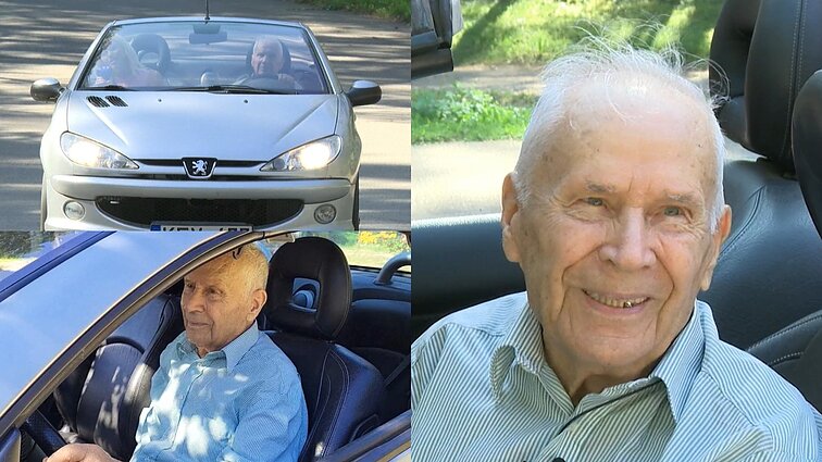 Kabrioletą vairuojantis 90-metis Juozas: važiuosiu tol, kol leis gydytojai