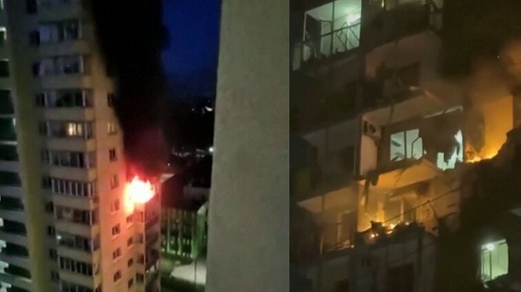 Ukrainos smūgiai artėja link Maskvos: 50 km nuo Kremliaus surengta didžiausia dronų ataka