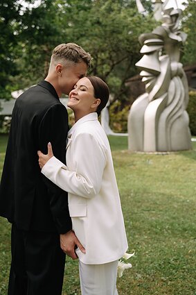 Laidos „Labas rytas, Lietuva“ vedėjas Kristupas Naraškevičius vedė mylimąją Karoliną