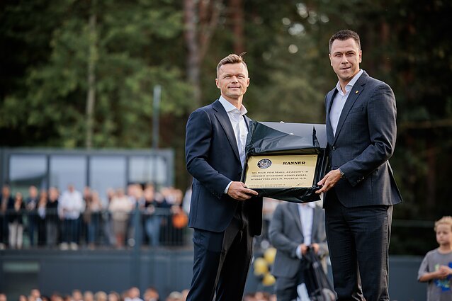 Vilniuje atidarytas „Hanner-VFA“ futbolo stadionas
