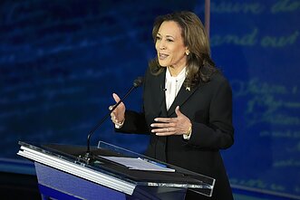 JAV prezidento rinkimų debatuose susitinka Kamala Harris ir Donaldas Trumpas