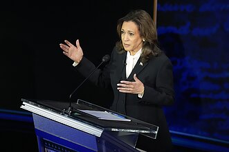 JAV prezidento rinkimų debatuose susitinka Kamala Harris ir Donaldas Trumpas