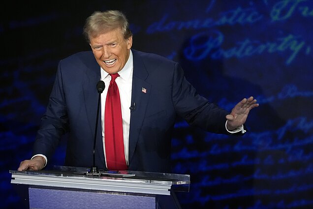 Kamala Harris i Donald Trump spotkali się w debacie przed wyborami prezydenckimi w USA 