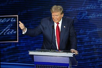 JAV prezidento rinkimų debatuose susitinka Kamala Harris ir Donaldas Trumpas