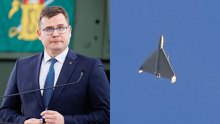Kasčiūnas apie rusų drono indicentą Latvijoje: turėtume galėti sunaikinti pavojų greičiau