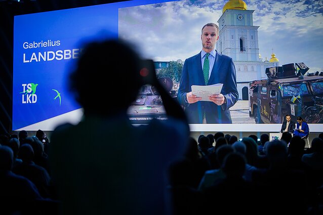 Gabrielius Landsbergis TS-LKD suvažiavime