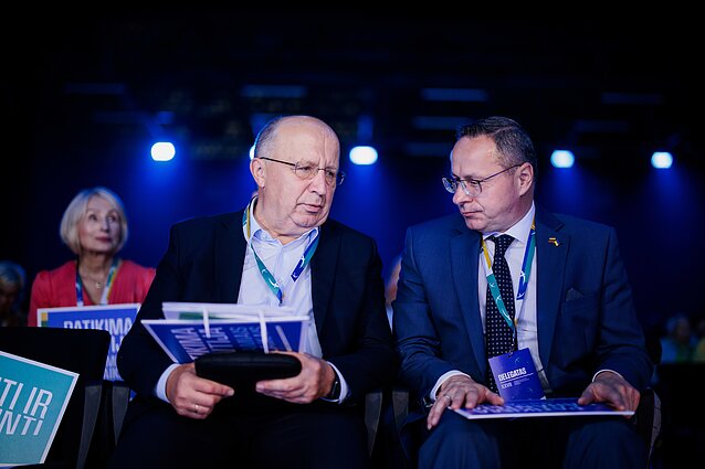 Andrius Kubilius, Žygimantas Pavilionis. Tėvynės sąjunga-Lietuvos krikščionys demokratai rinkosi į partijos suvažiavimą