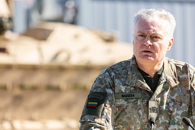 Su JAV kariais susitikęs Nausėda: jų batai ant mūsų žemės – geriausia atgrasymo priemonė