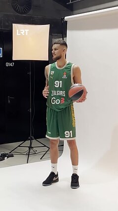„Žalgirio“ žaidėjai prieš kameras: „Media Day“ užkulisiai