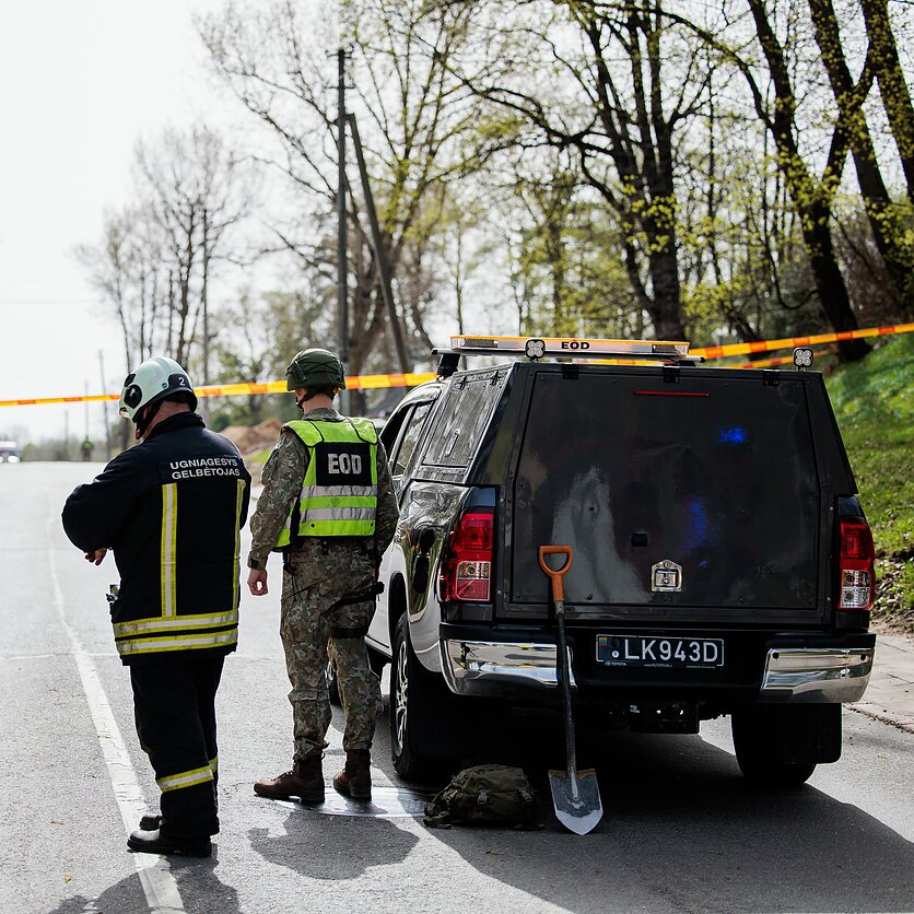 J. Stacevičiaus / LRT nuotr., Vilniuje rastas aviacinis sprogmuo