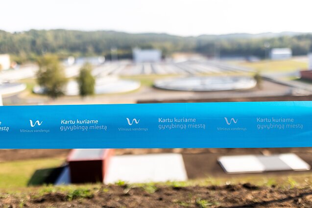  Moderniausios Baltijos šalyse Vilniaus nuotekų valyklos rekonstrukcijos pristatymo renginys; Vilniaus vandenys