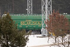 Shipments of Belarusian fertiliser