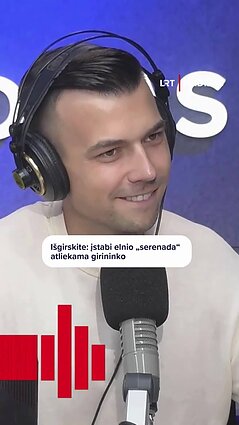 Ignas Andriukevičius bandė į LRT RADIJO studiją prisikviesti elnius