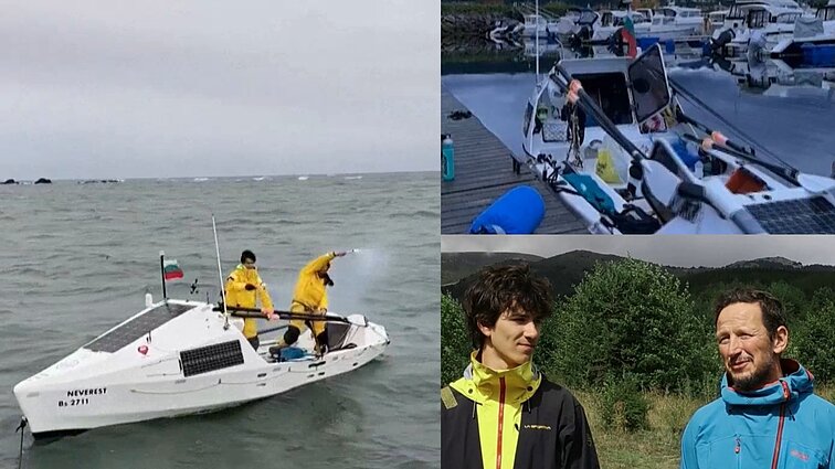 Tėvas ir sūnus ryžosi šaltai avantiūrai – plaukia Arkties vandenynu pačių gamintu laivu