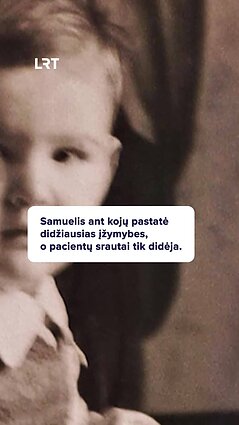 Religines patyčias vaikystėje patyręs Samuelis Tacas