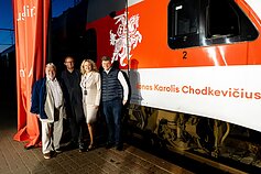 LTG traukiniui suteiktas J. K. Chodkevičiaus vardas