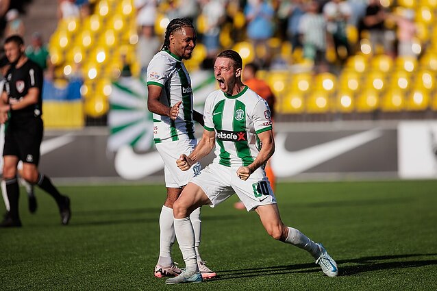 Įspūdingą pergalę Lietuvos futbolo A lygoje šventė lyderis Vilniaus „Žalgiris“