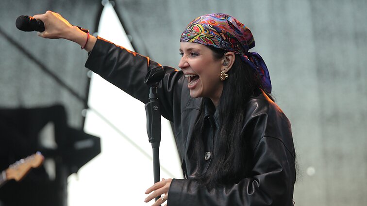 Monikos Liu koncerto akimirka