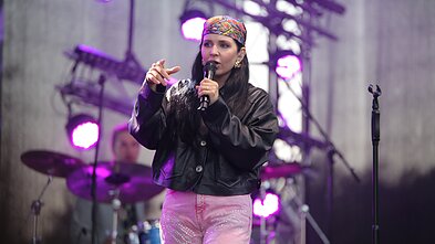 Monikos Liu koncerto akimirka