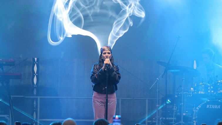 Monikos Liu koncerto akimirka