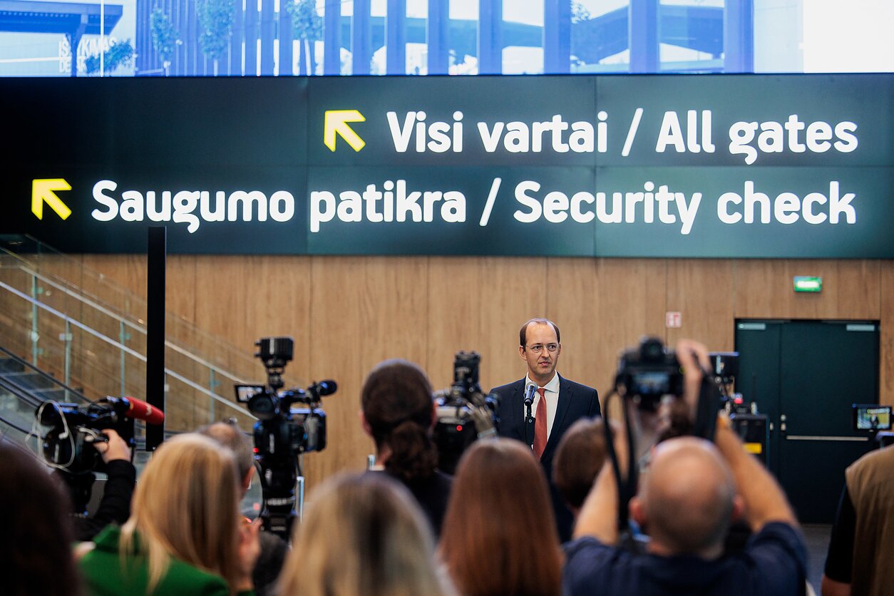 Новый терминал Вильнюсского аэропорта