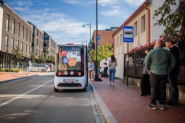 Į Vilniaus gatves išrieda autonominis autobusas