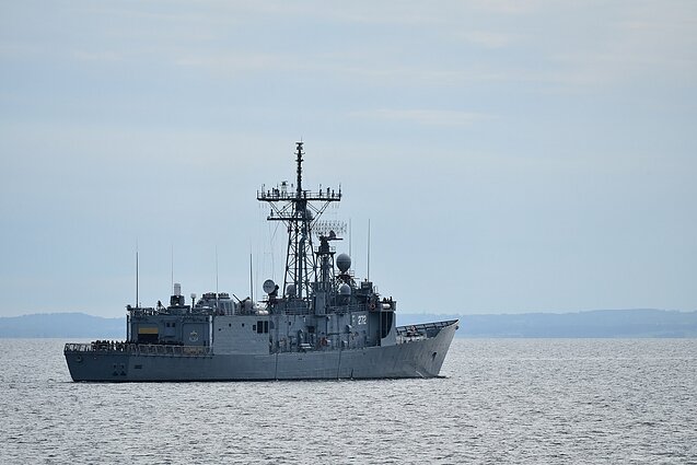 Tarptautinėse pratybose „Šiaurės krantai 2024“ dalyvavo Karinių jūrų pajėgų laivai