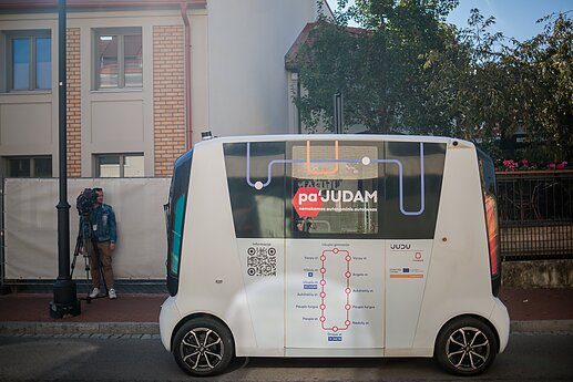 Į Vilniaus gatves išrieda autonominis autobusas