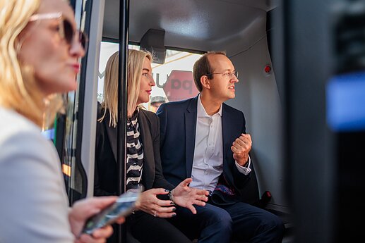 Į Vilniaus gatves išrieda autonominis autobusas